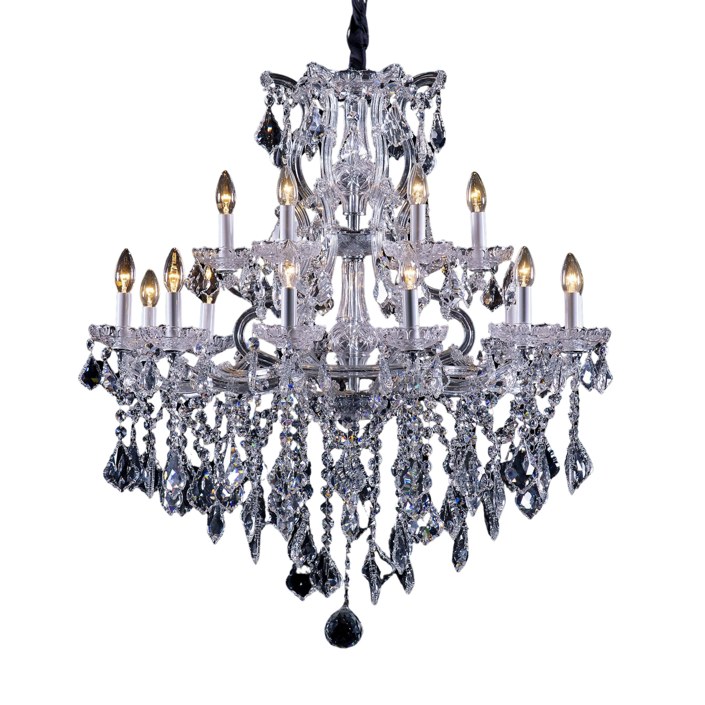 Maria Theresa - 2 Tier 18 Globe Chandelier