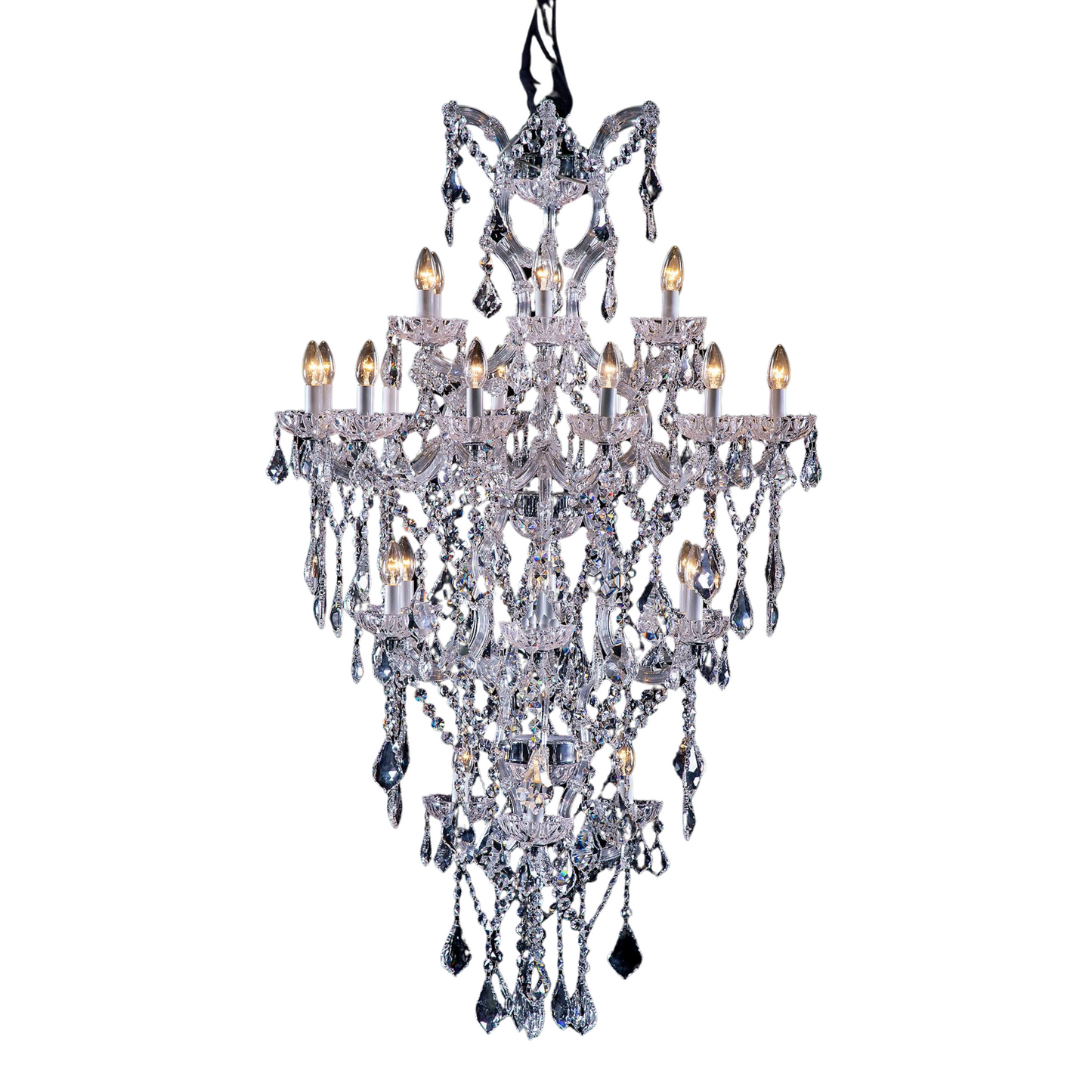Maria Theresa - 4 Tier 27 Globe Chandelier