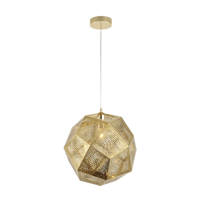 Vibrant Gold Drop Pendant