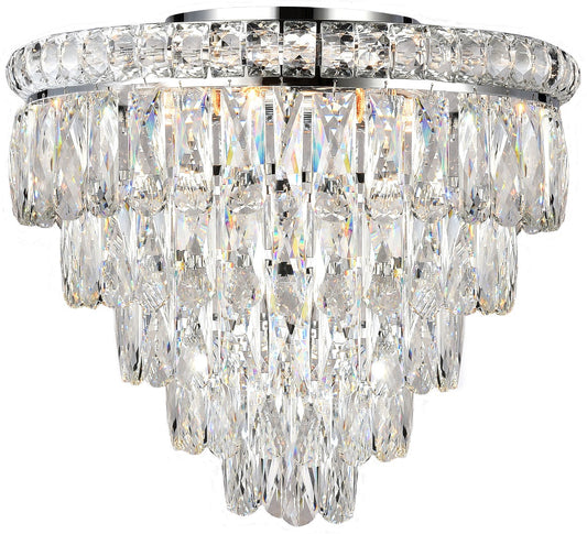 Emporia Crystal Flush - Contemporary Chandelier