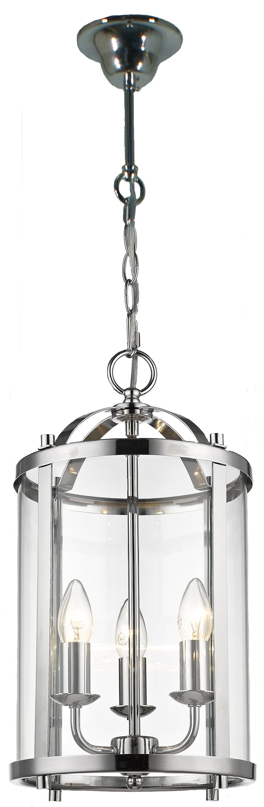 Silver Manor 3 Light - Pendant