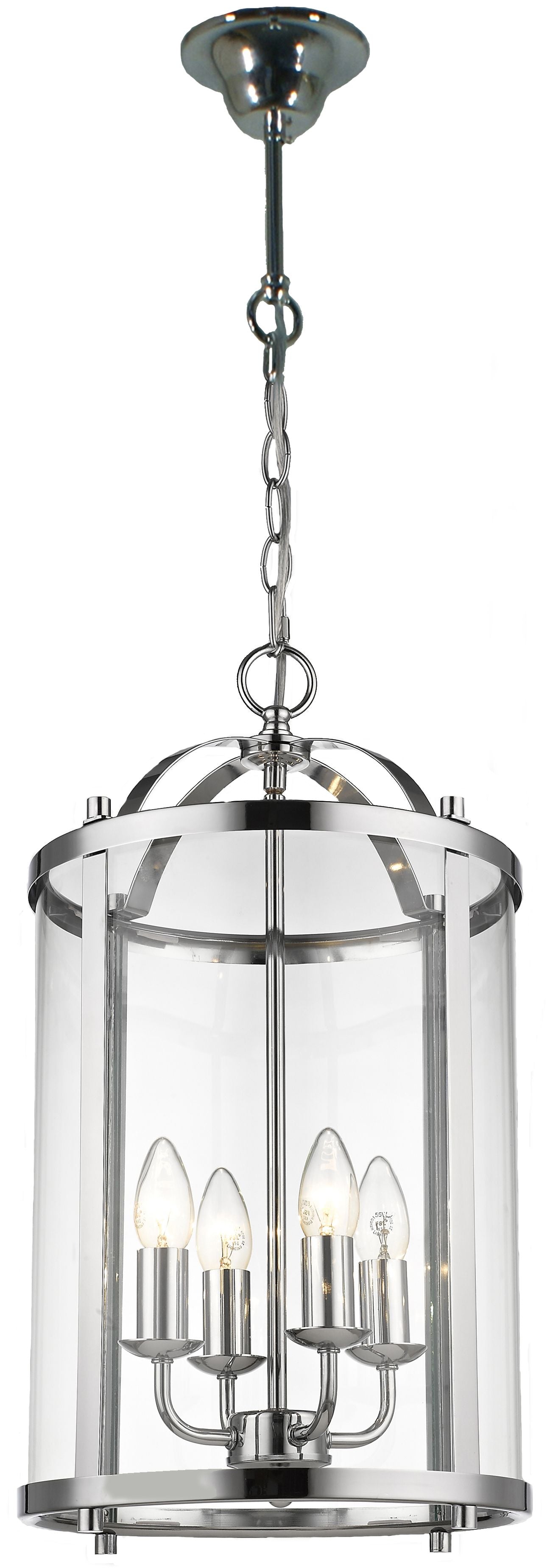 Silver Manor 4 Light - Pendant
