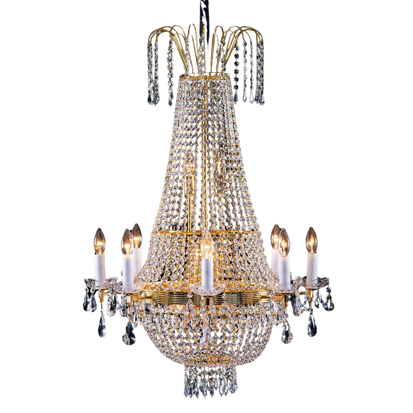 French Basket - Vintage Chandelier