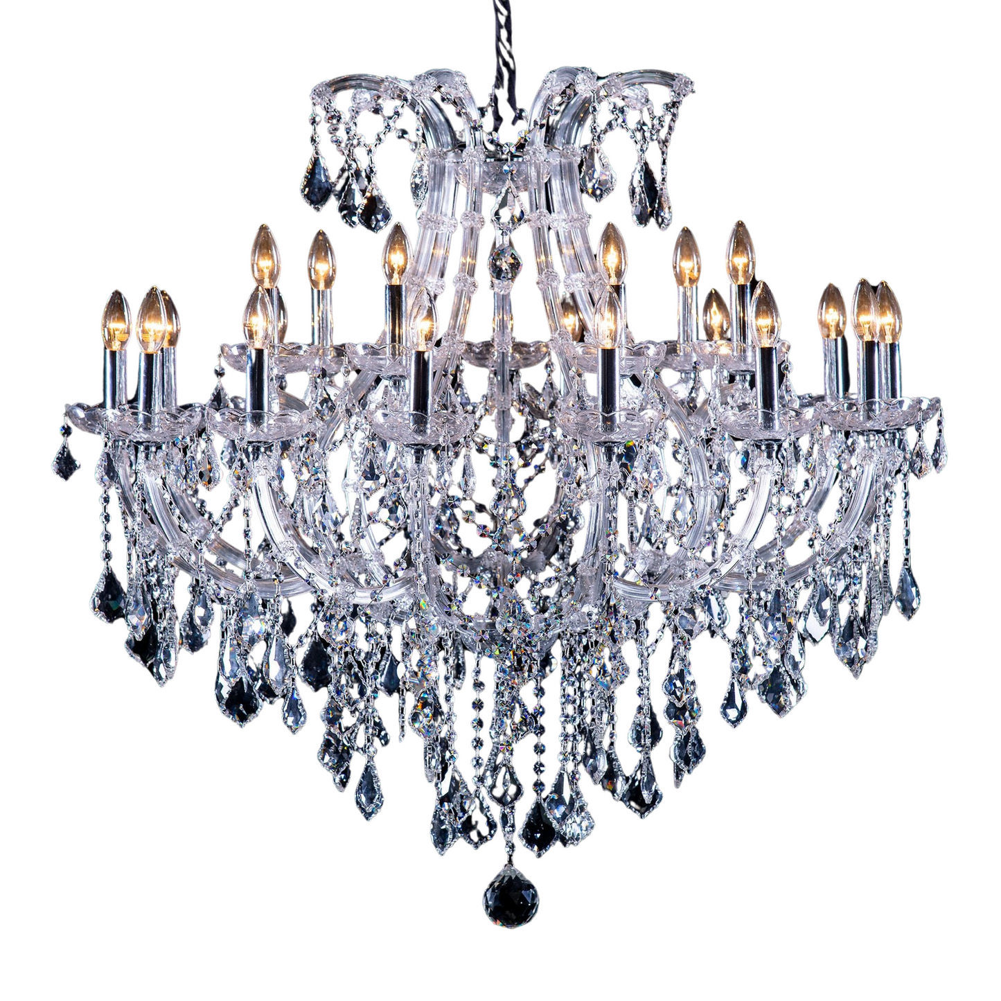 Maria Theresa - 2 Tier 21 Globe Chandelier