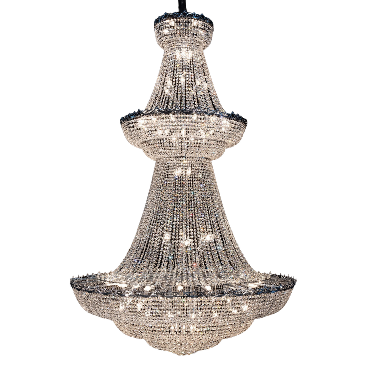 Grand Waterfall - 102 Globe Contemporary Chandelier