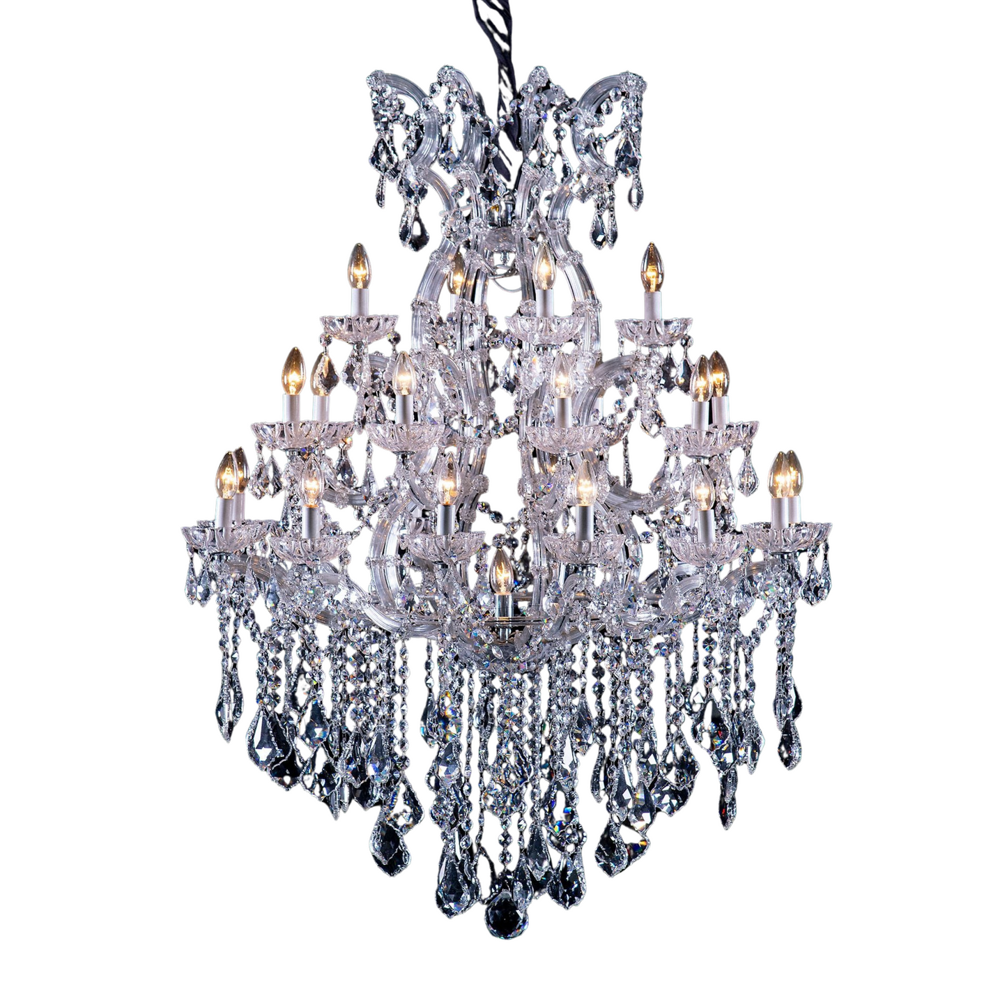 Maria Theresa - 3 Tier 25 Globe Chandelier