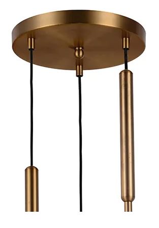 Brass Trio Drop - Pendant