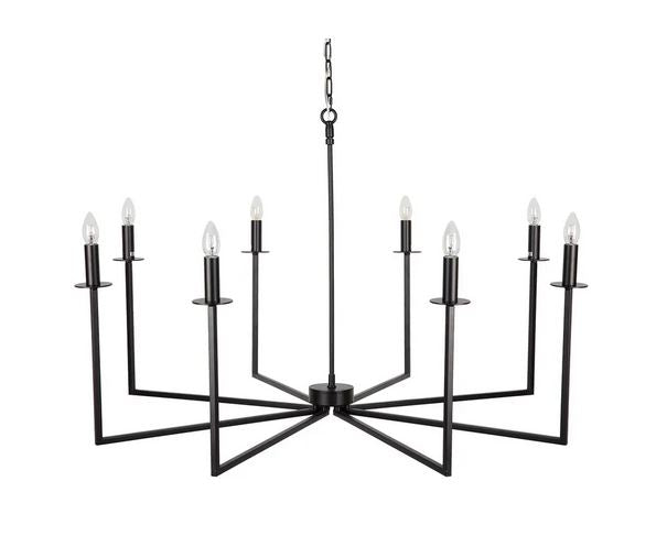 Black Grande Candle Stick - Pendant