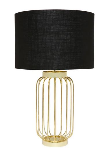 Black Linen - Table Lamp