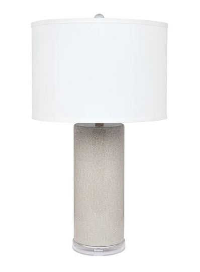 White Crackle - Table Lamp