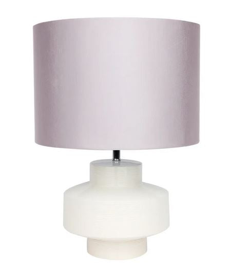 White Ceramic - Table Lamp